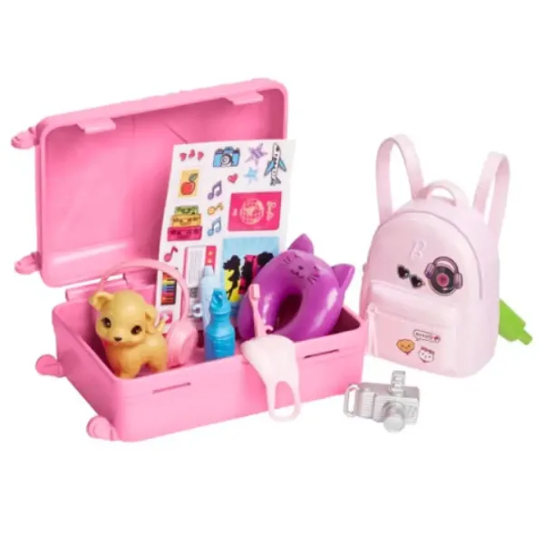 Barbie®: Dobrodružství v domě snů cestovní Barbie panenka s doplňky - Mattel obrázek 2