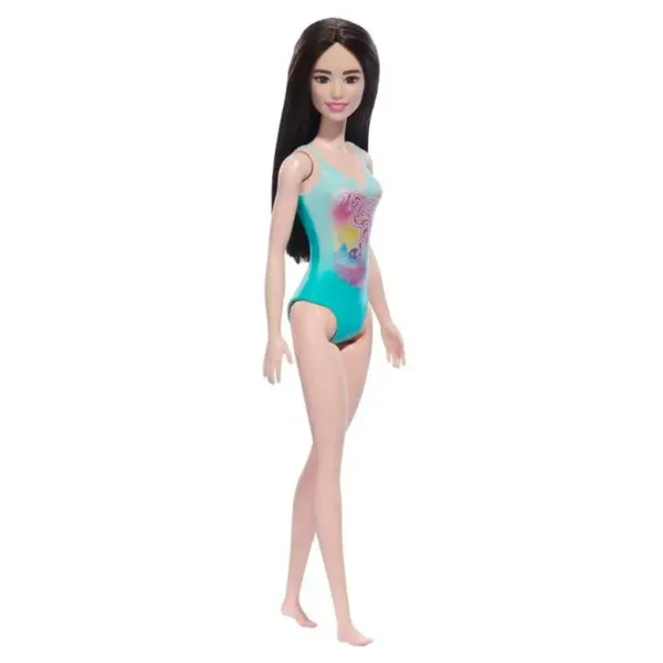 Barbie Beach panenka v modrých vzorovaných plavkách - Mattel obrázek 2