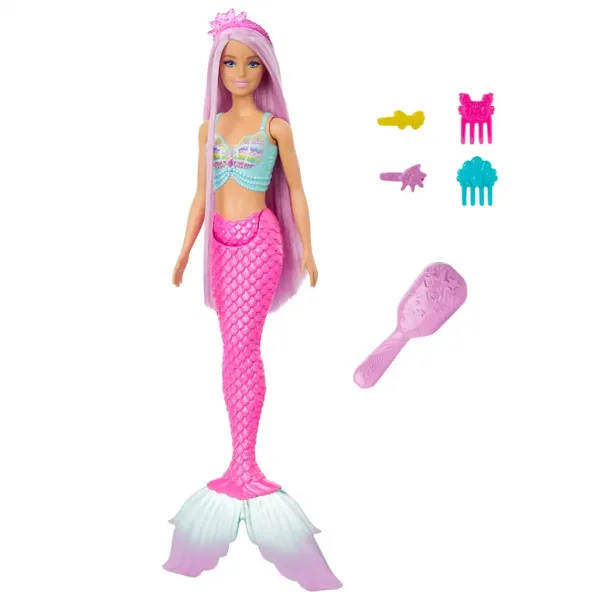 Barbie Dreamtopia: Kouzelný účes mořská panna 2024 - Mattel obrázek 2