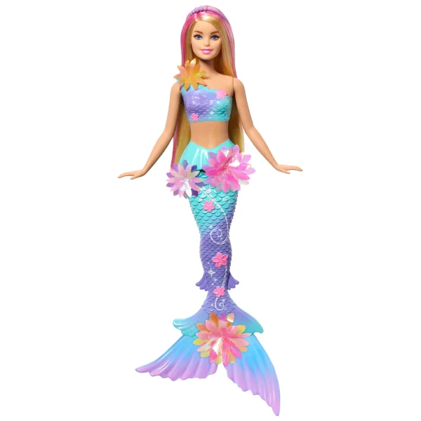 Barbie Dreamtopia: Květinová kouzelná mořská panna panenka – Mattel obrázek 3