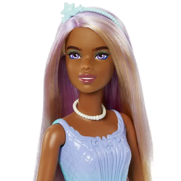 Barbie Dreamtopia: Princezna panenka v modro-fialových šatech s motýly - Mattel obrázek 3
