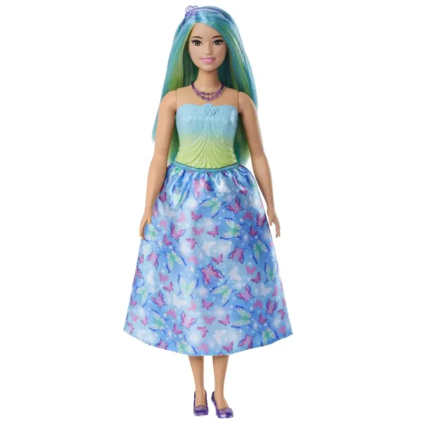 Barbie Dreamtopia: Princezna panenka v modrých šatech s motýly - Mattel obrázek 2