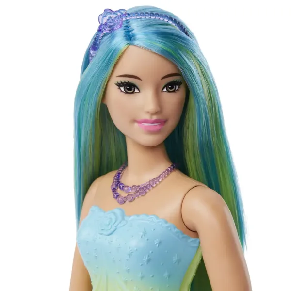 Barbie Dreamtopia: Princezna panenka v modrých šatech s motýly - Mattel obrázek 3