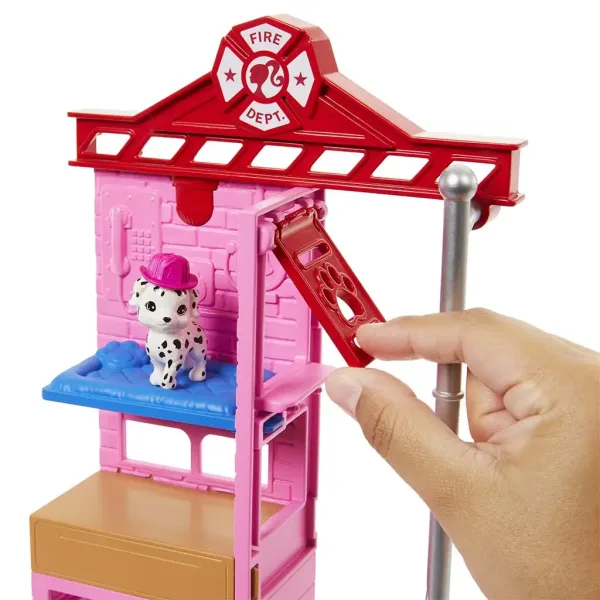 Barbie: Hasičská stanice herní set - Mattel obrázek 4