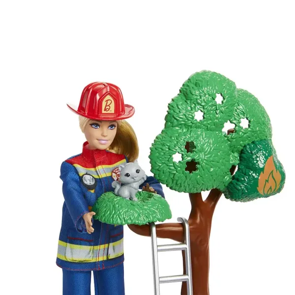 Barbie: Hasičská stanice herní set - Mattel obrázek 6
