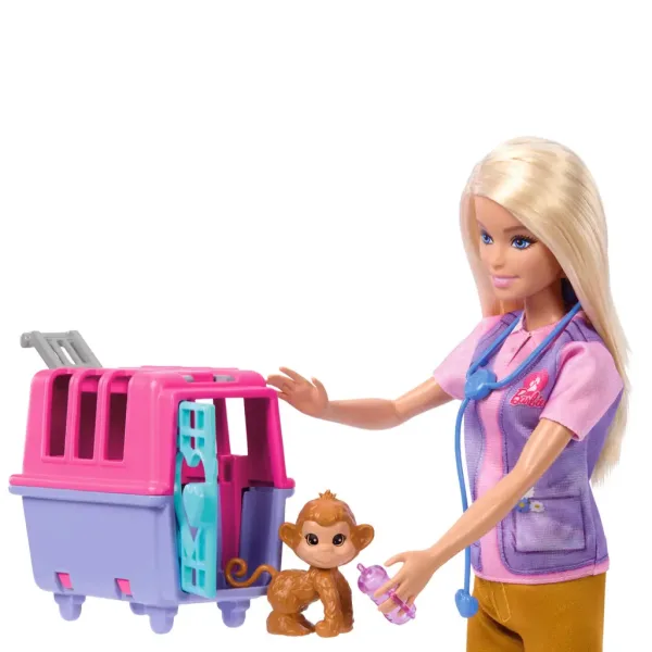 Barbie: Kariérní panenka záchranářka divokých zvířat s doplňky - Mattel obrázek 4