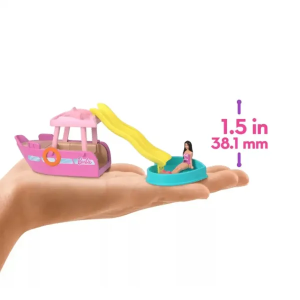Barbie: Mini BarbieLand vozidla - Sada snové lodi - Mattel obrázek 4