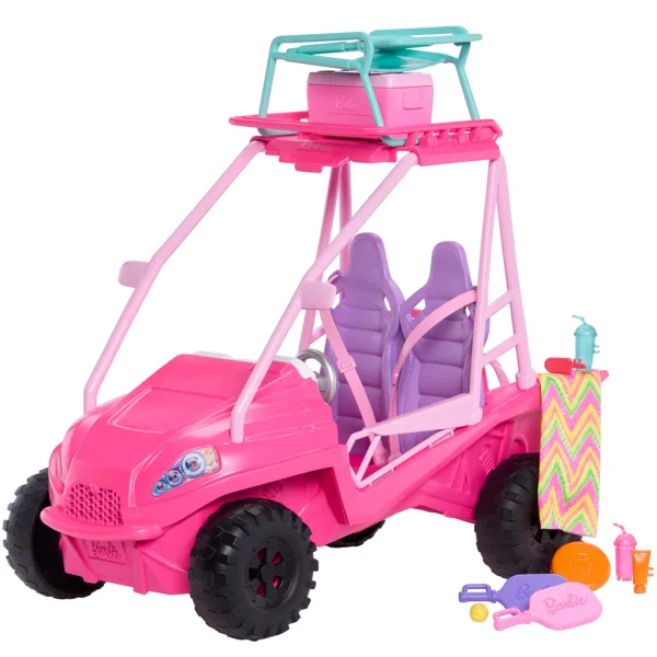 Barbie Mysteries: Plážoví detektivové plážové vozidlo – Mattel obrázek 3