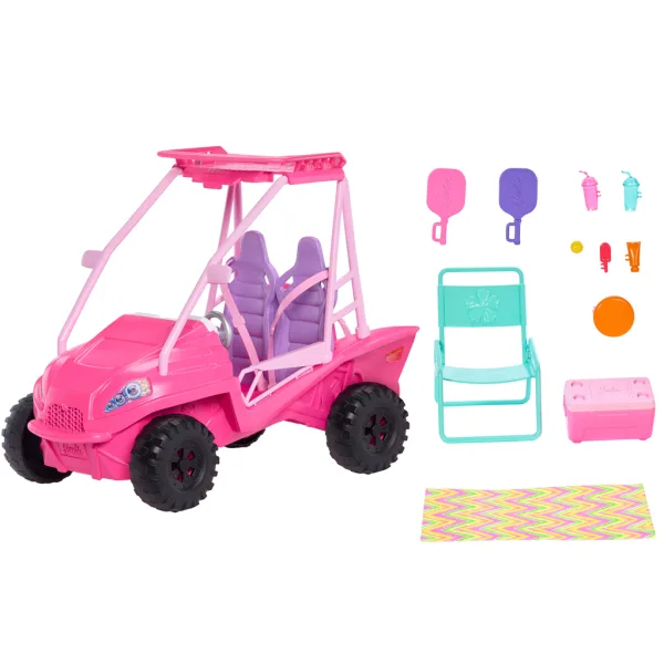 Barbie Mysteries: Plážoví detektivové plážové vozidlo – Mattel obrázek 5
