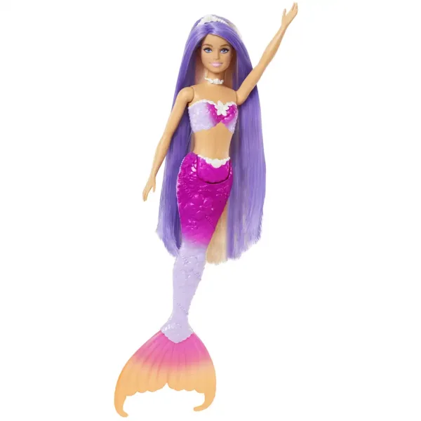 Barbie: Panenka s měnící se barvou ploutví a doplňky - Mattel obrázek 4