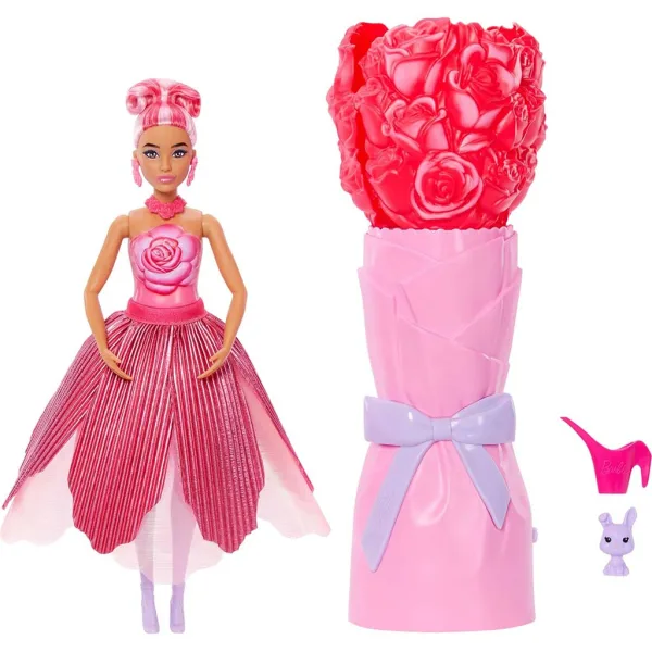 Barbie Reveal: Květinové překvapení panenka - Růže - Mattel obrázek 2