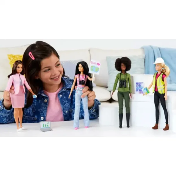 Barbie: Sada kariérních panenek "Společně za lepší svět" 4 ks - Mattel obrázek 4