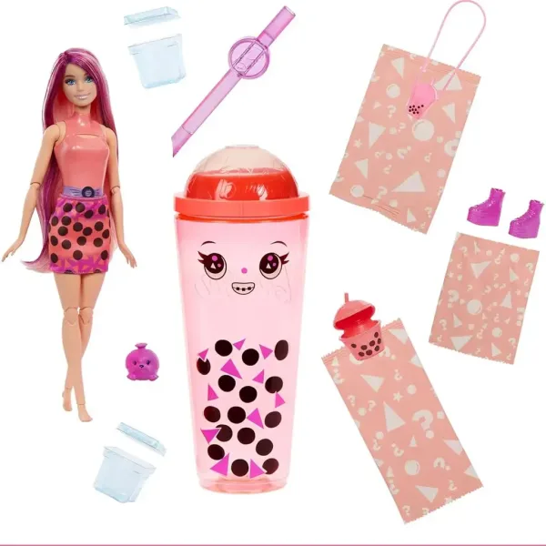 Barbie: Slime Reveal Bubi párty Oranžová panenka - Mattel obrázek 3
