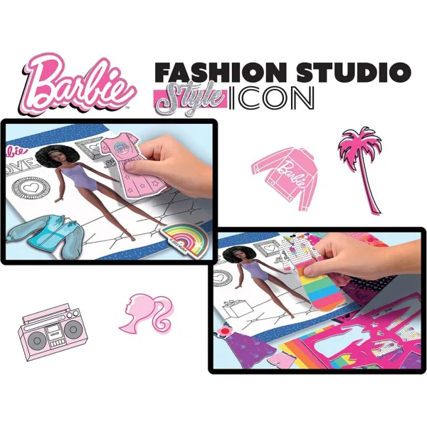 Barbie Style Icon omalovánky a oblékací sada - Lisciani obrázek 3