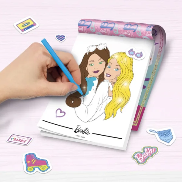 Barbie Třpytivý kreslící sešit - Lisciani obrázek 2