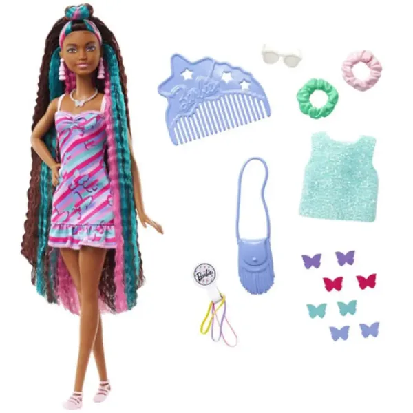 Barbie Totally Hair motýl panenka - Mattel obrázek 2