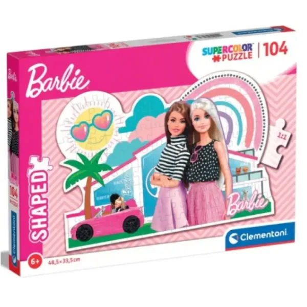 Barbie dovolená Supercolor 104 dílků puzzle - Clementoni obrázek 1