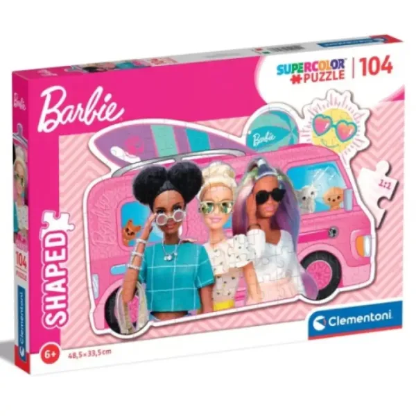 Barbie obytný vůz Supercolor puzzle 104 kusů - Clementoni obrázek 1