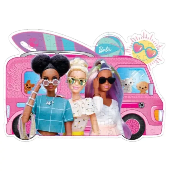 Barbie obytný vůz Supercolor puzzle 104 kusů - Clementoni obrázek 2