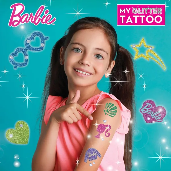 Barbie třpytivá tetovací sada - Lisciani obrázek 3