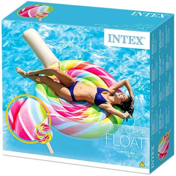 Barevný lízátko nafukovací matrace 208x135cm - Intex obrázek 3