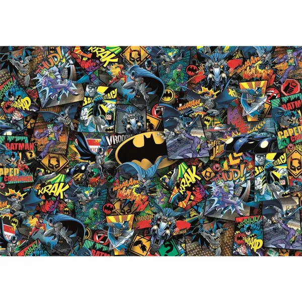 Batman 1000 dílkové nemožné puzzle 70x50cm - Clementoni obrázek 2