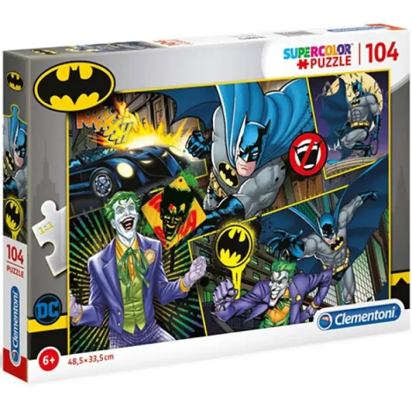 Batman Supercolor puzzle 104 ks - Clementoni obrázek 1