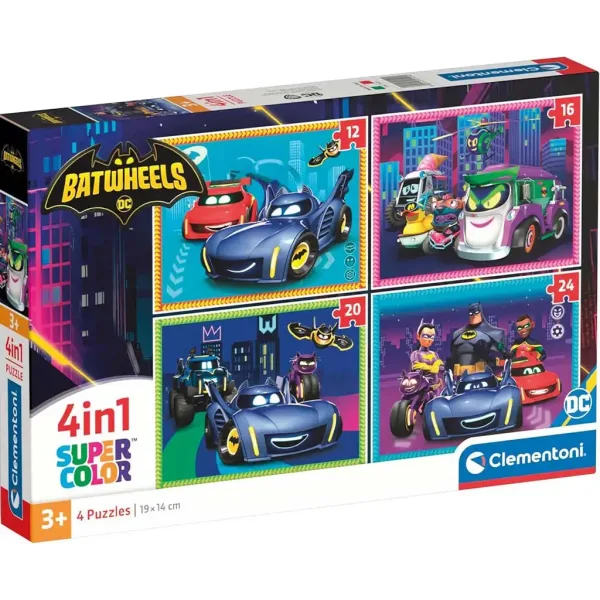 Batwheels 4 v 1 Supercolor puzzle - Clementoni obrázek 1