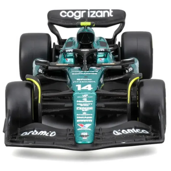 Bburago: Aston Martin AMR23 F1 závodní auto kovový model 1/43 (Fernando Alonso #14) obrázek 3