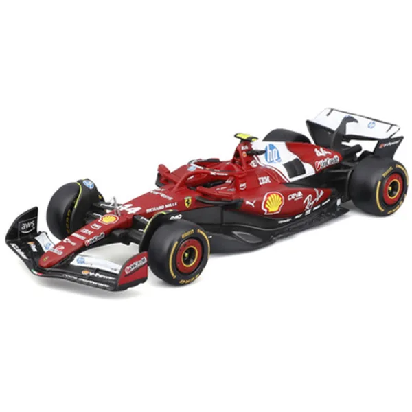 Bburago: Ferrari SF-25 F1 závodní vůz kovový model 1/43 (Charles Leclerc #16) obrázek 2