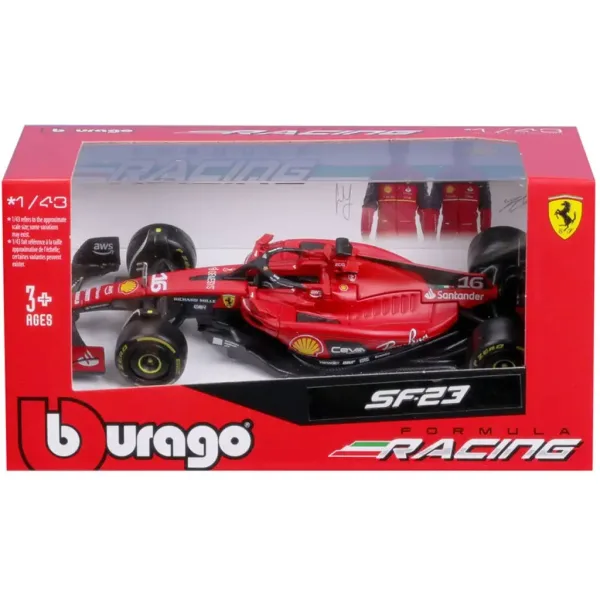 Bburago: Ferrari SF23 F1 závodní auto kovový model 1/43 (Charles Leclerc #16) obrázek 4