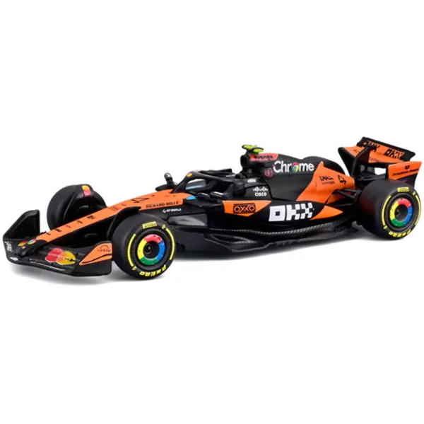 Bburago: McLaren MCL39 Norris F1 (2025) závodní vůz kovový model v měřítku 1:64 (Lando Norris #4) obrázek 2