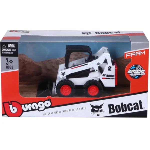 Bburago: s rypadlem Bobcat - 10 cm obrázek 2