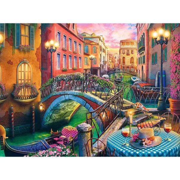 Benátský večerní idylka 3000dílné puzzle - Trefl obrázek 2
