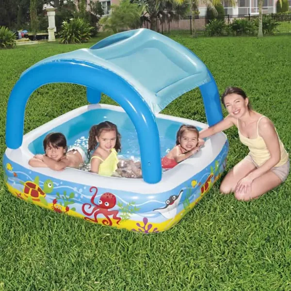 Bestway: Beach Buddy™ dětský bazének s ochranou proti slunci 140 x 140 x 114 cm obrázek 2