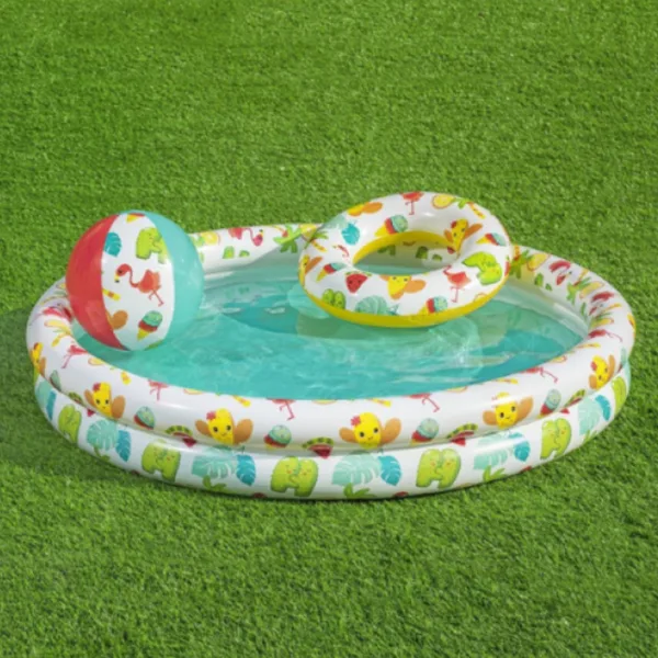Bestway: Beachtastic nafukovací dětský bazén 3 v 1 sada Ø 122 x 20 cm obrázek 3