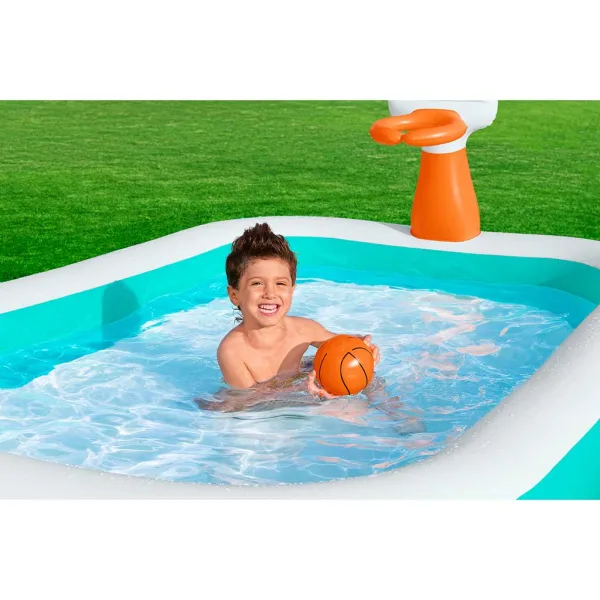 Bestway: Dunk N Splash™ bazén s basketbalovým prknem 251x168x102cm obrázek 3