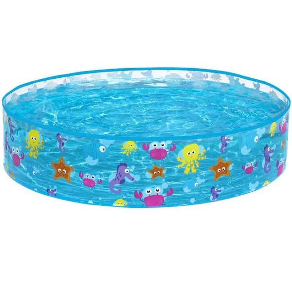 Bestway: Fill N Fun Sparkling Sea mořský zvířecí pevnostěnný brouzdaliště, Ø 122 x 25 cm obrázek 1