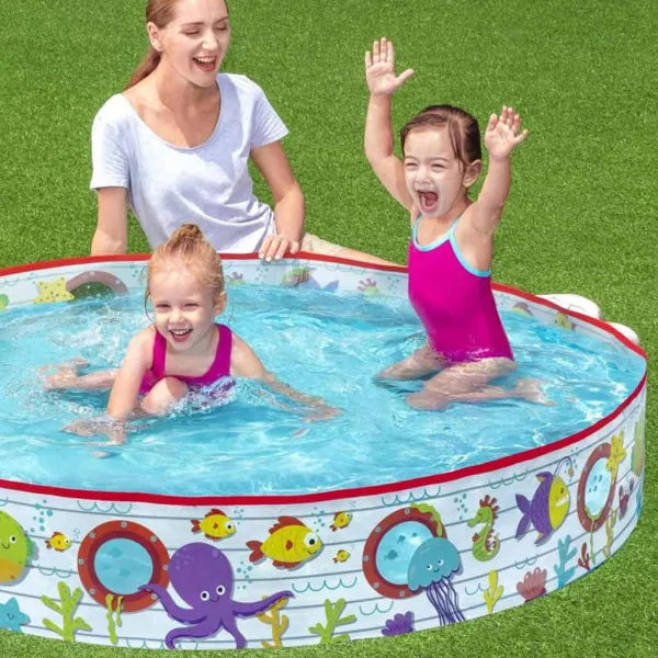 Bestway: Fill N Fun podmořský svět pevnostěnný brouzdaliště Ø 152 x 25 cm obrázek 2