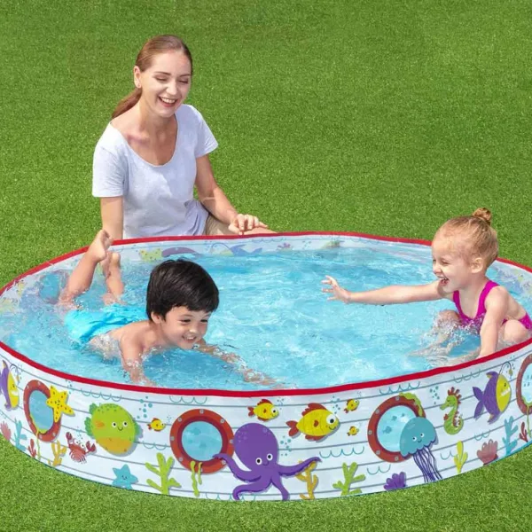 Bestway: Fill N Fun podmořský svět pevnostěnný brouzdaliště Ø 152 x 25 cm obrázek 3