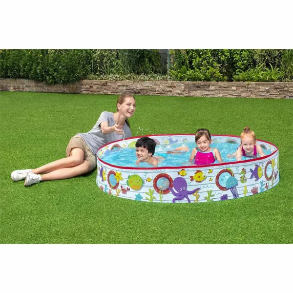 Bestway: Fill N Fun podmořský svět pevnostěnný brouzdaliště Ø 152 x 25 cm obrázek 4
