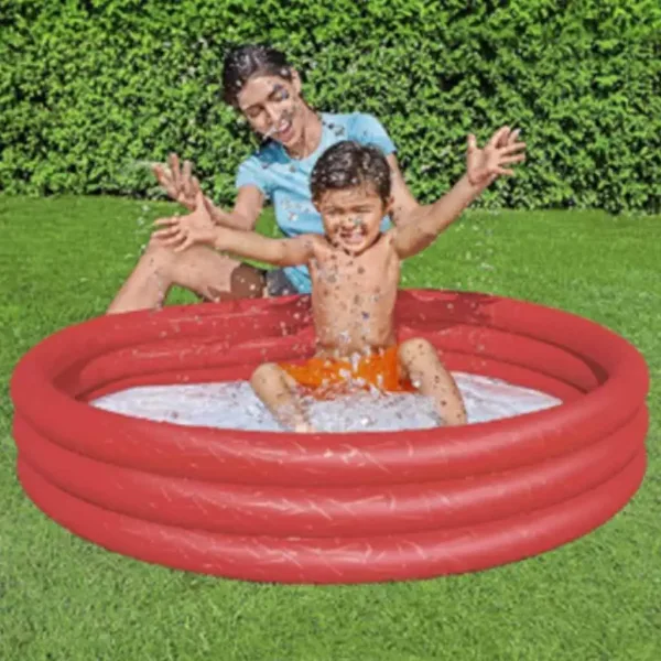 Bestway: Nafukovací dětský bazén se třemi kruhy 102 cm x 25 cm obrázek 3