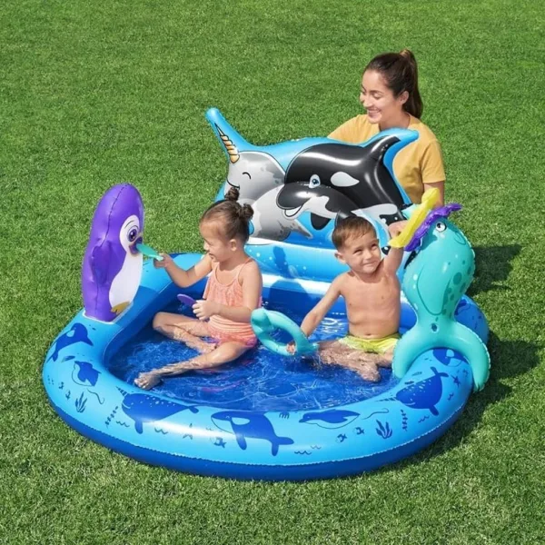 Bestway: Polar Pals nafukovací hrací bazének 134×131×73 cm obrázek 2