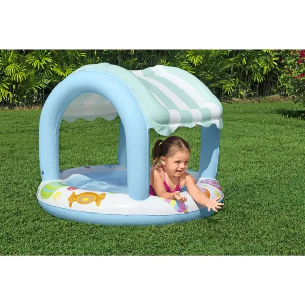 Bestway: Sweet Shoppe™ dětský bazének s ochranným slunečním krytem Ø 104 x 84 cm obrázek 3