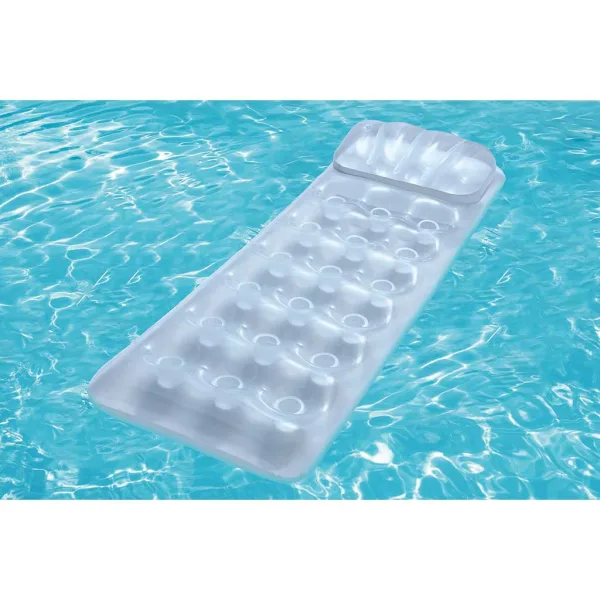 Bestway: stříbrná průhledná nafukovací matrace 175x63x26 cm obrázek 2