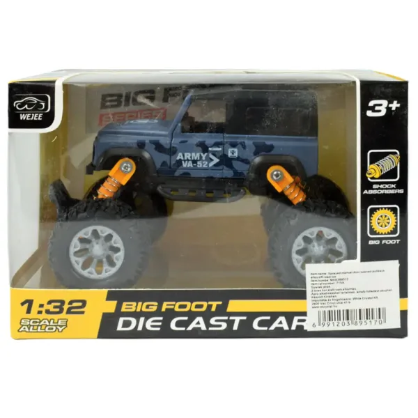 Big Foot Series: Čtyřkolový offroad terénní vůz s pneumatikami 13 cm obrázek 5