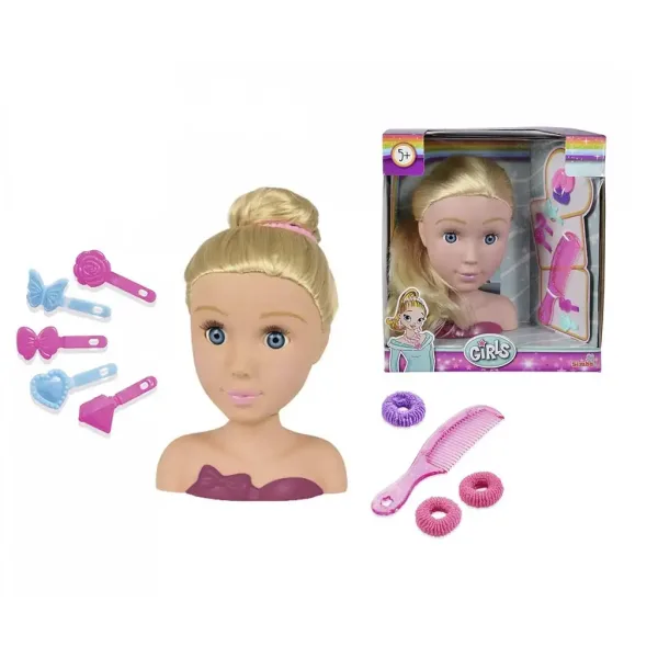 Blondýna kadeřnická hlava s doplňky - Simba Toys obrázek 2