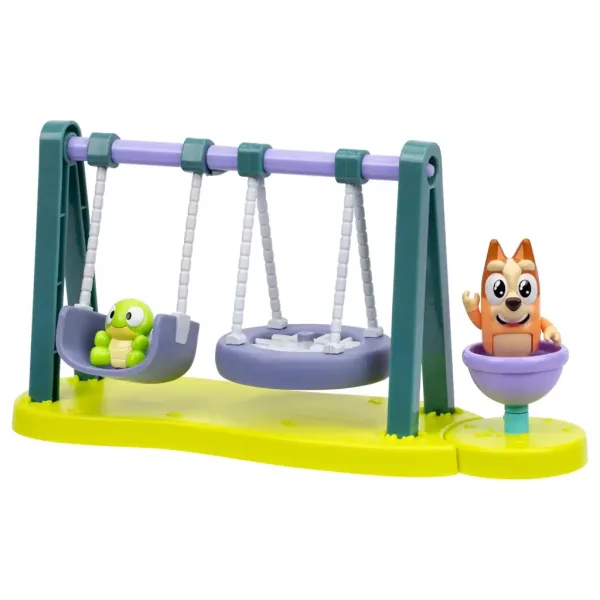 Bluey: Hrací sada hřiště s figurkami Bingo a Želva obrázek 3