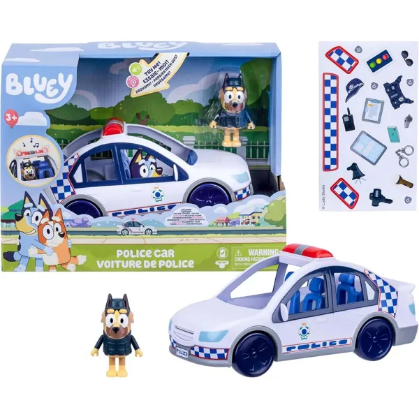 Bluey: Hrací sada s policejním autem a figurkou obrázek 3