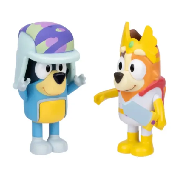 Bluey: Sada dvou figurek Chilli a Bandit jako pohádkové postavy obrázek 2